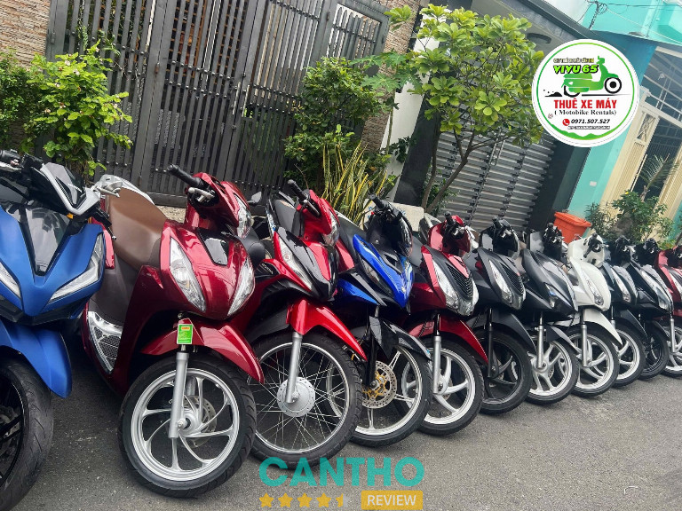 thuê xe gắn máy ở cần thơ
