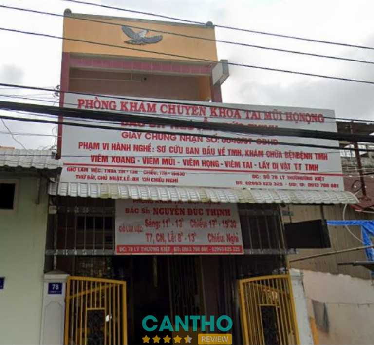 phòng khám tai mũi họng bác ĩ Thịnh ở Sóc Trăng 