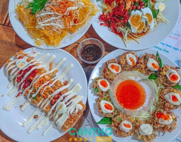 Quán bánh tráng trộn ngon Cần Thơ