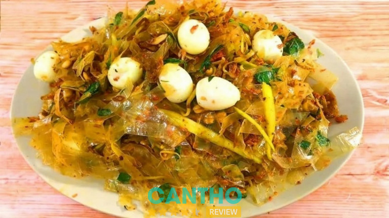 Bánh tráng trộn Chú Luân ở Cần Thơ