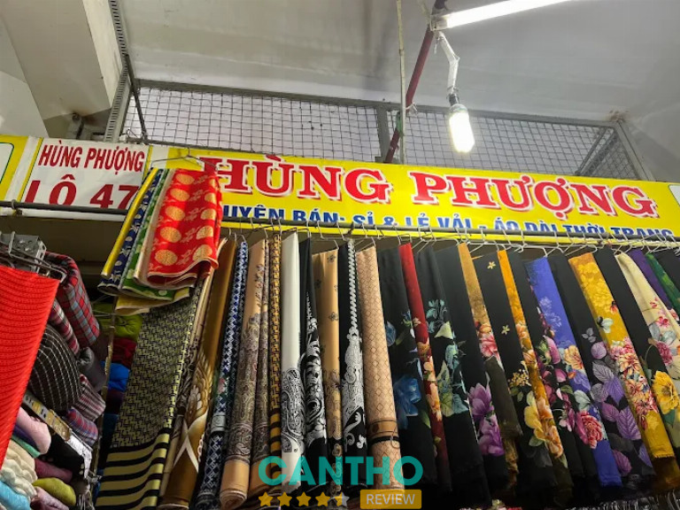 Tiệm vải ở Cần Thơ Hùng Phượng