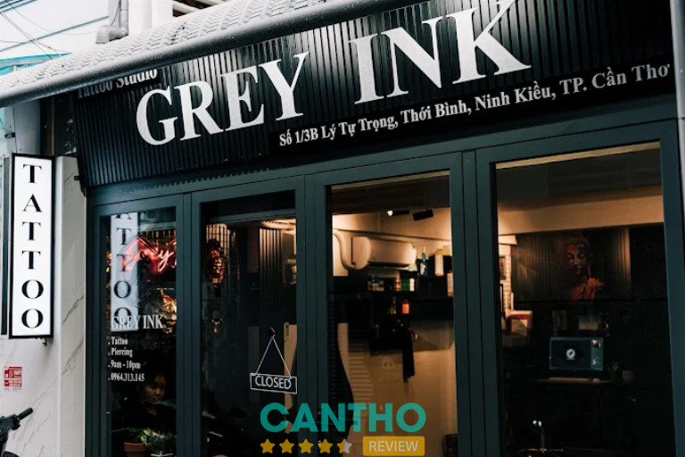  Tiệm xăm (tattoo) ở Cần Thơ Grey Ink