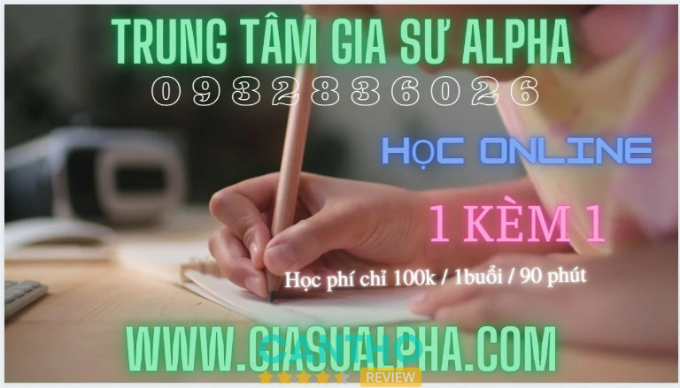 Trung tâm gia sư Alpha dạy tiếng Trung ở Cần Thơ