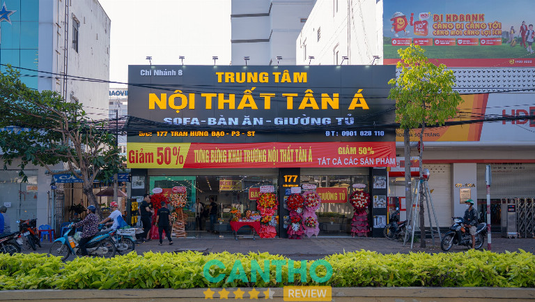 Cửa hàng nội thất tại Sóc Trăng Tân Á
