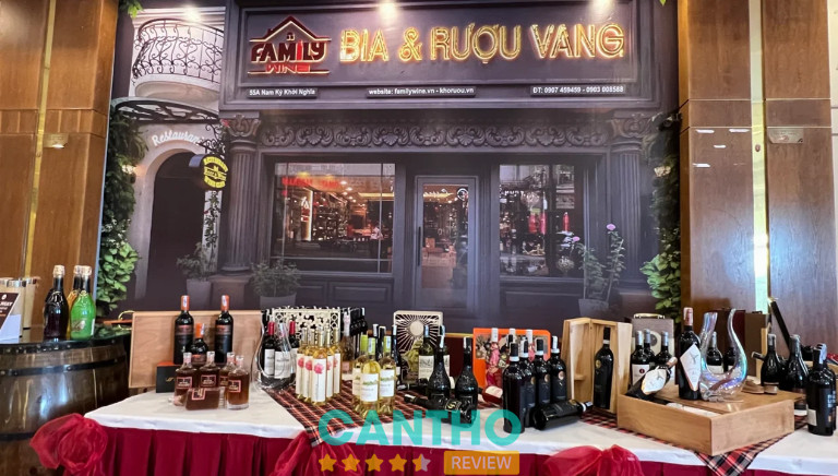 cửa hàng rượu vang, rượu ngoại ở Cần Thơ