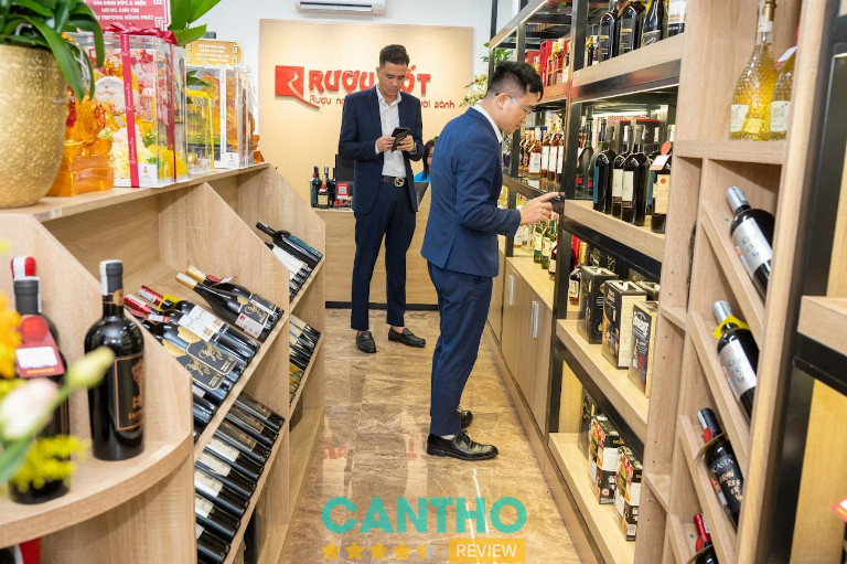 cửa hàng rượu vang, rượu ngoại ở Cần Thơ