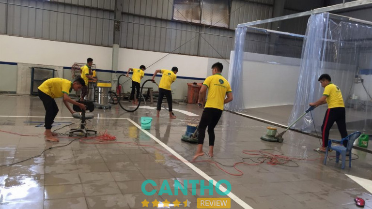 Trung tâm dịch vụ vệ sinh công nghiệp tại Cần Thơ