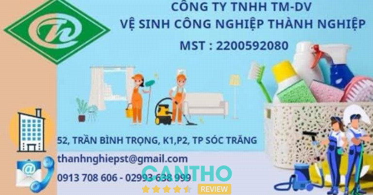 Vệ Sinh Công Nghiệp Thành Nghiệp Sóc Trăng