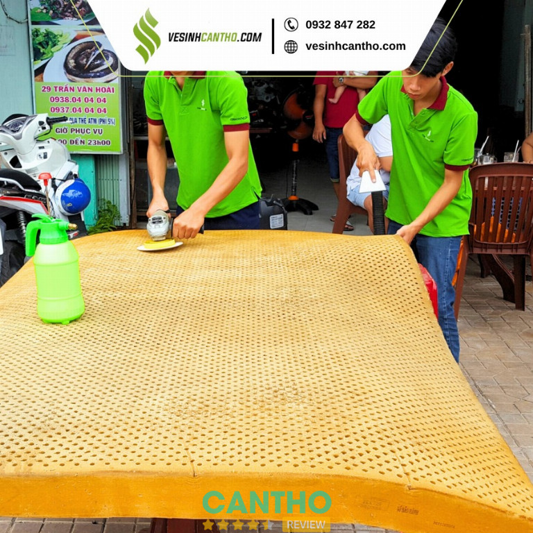 Dịch vụ vệ sinh nệm ở Cần Thơ Gia Nguyễn