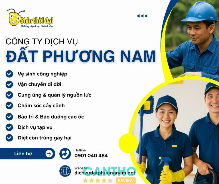 Dịch vụ vệ sinh nệm Oshin Thời Đại Đất Phương Nam Cần Thơ