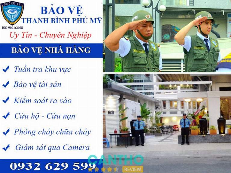 Công ty dịch vụ bảo vệ ở Hậu Giang Thanh Bình Phú Mỹ