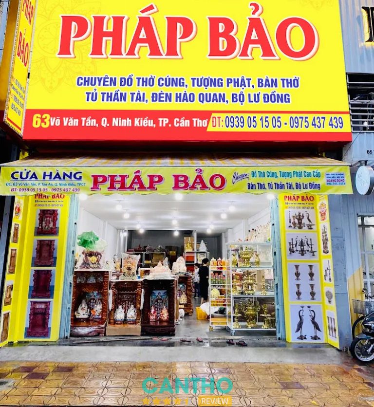 Cửa hàng bán đồ thờ cúng ở Cần Thơ Pháp Bảo