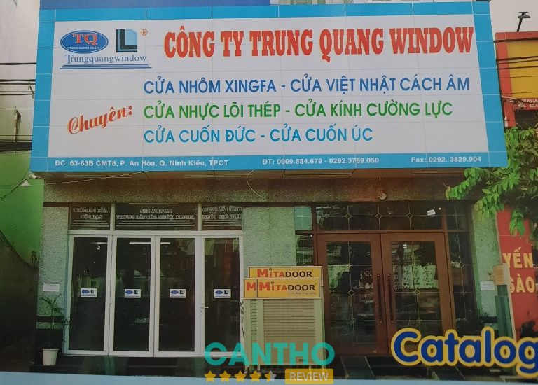 Cửa nhôm xingfa Trung Quang Window Cần Thơ