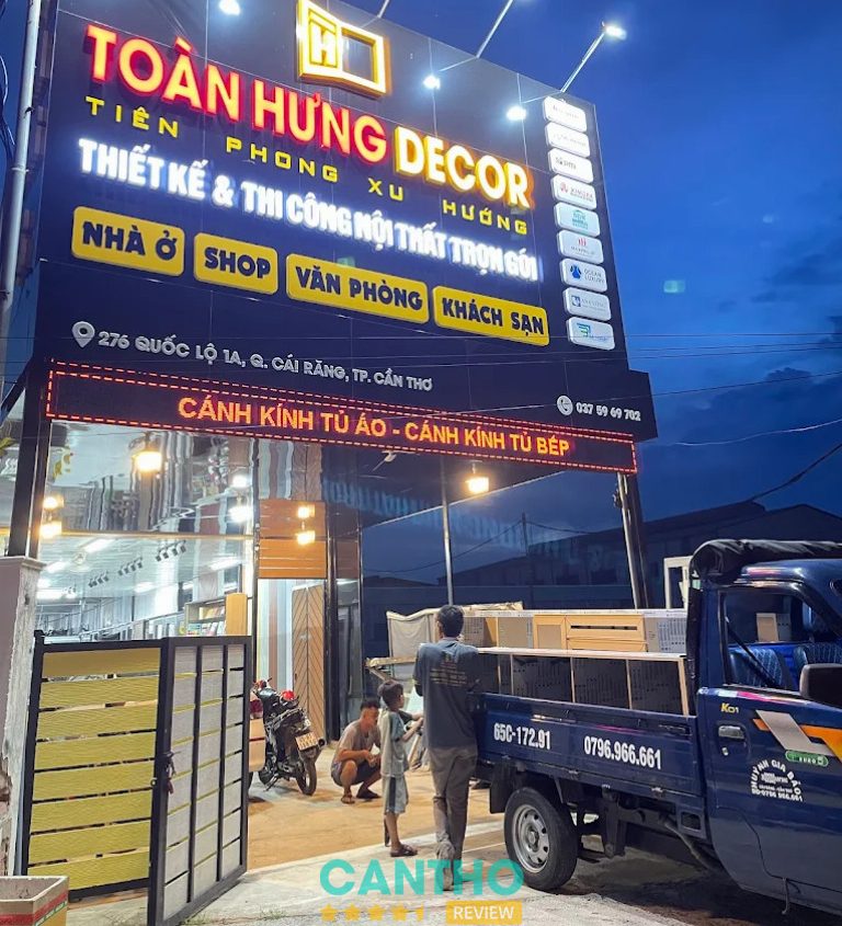 Cửa nhôm xingfa Toàn Hưng Decor tại Cần Thơ