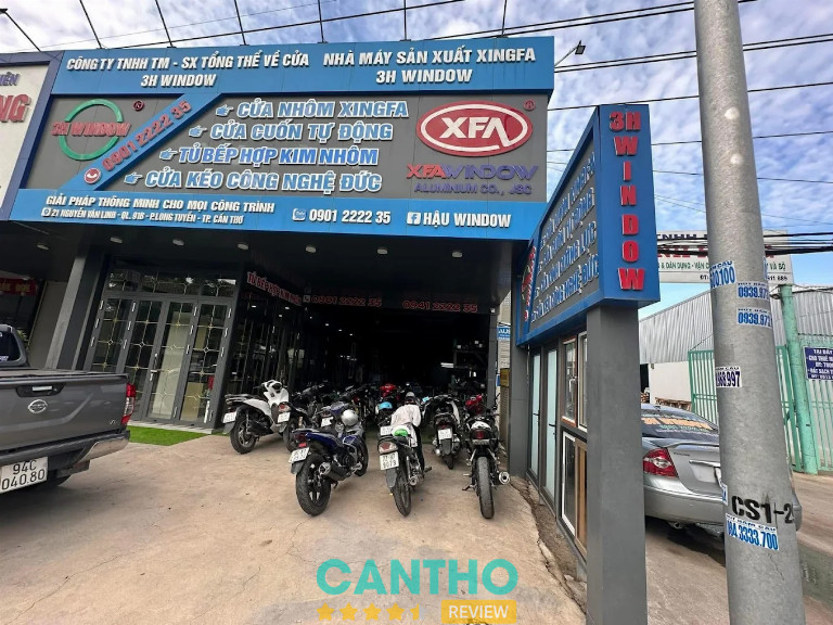 Cửa nhôm xingfa 3H Window Cần Thơ