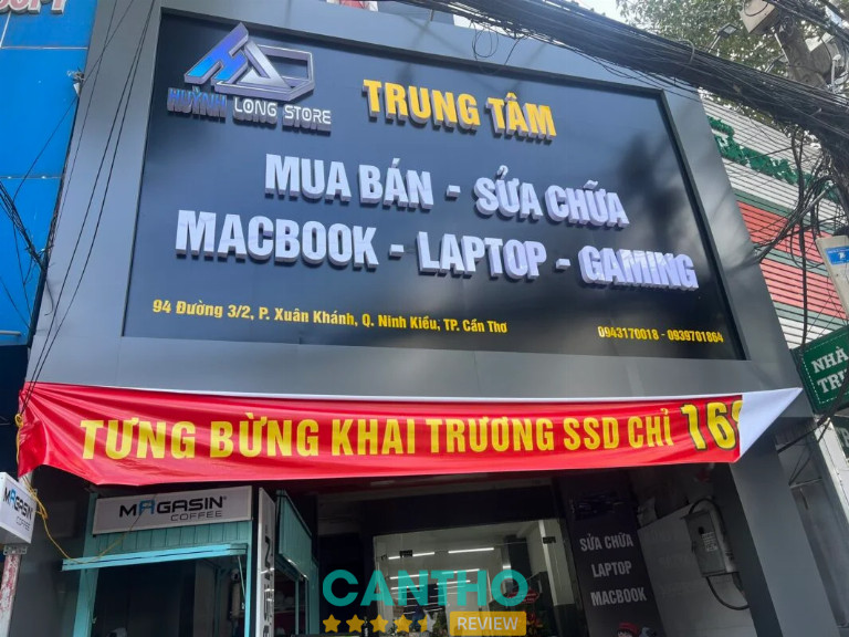 Huỳnh Long Store thu mua laptop cũ ở Cần Thơ