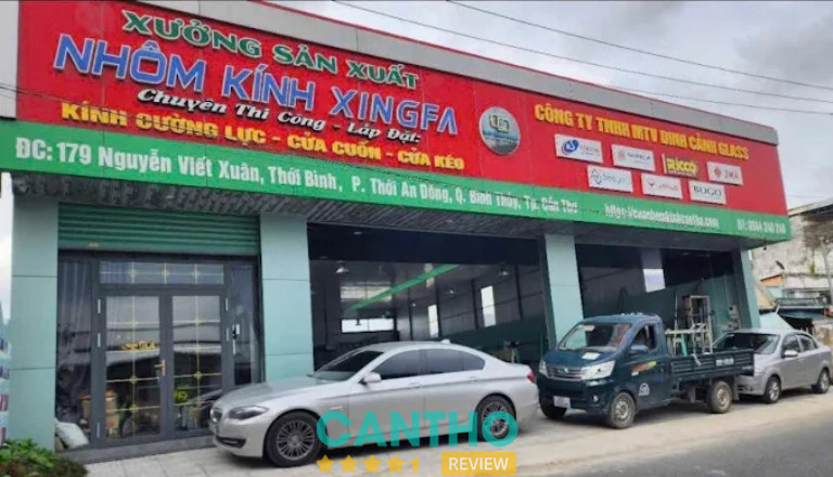Dinh Cảnh Glass thi công cầu thang kính ở Cần Thơ uy tín