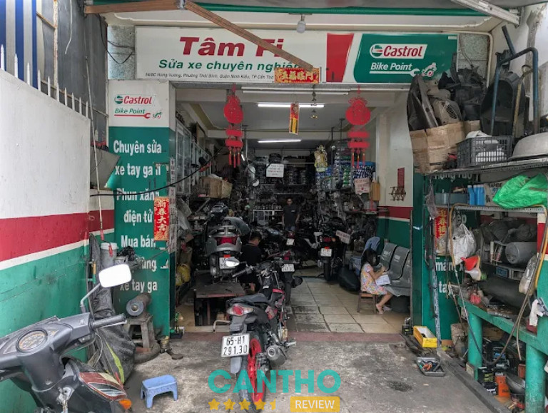 Tiệm sửa xe máy tại Cần Thơ Tâm Fi