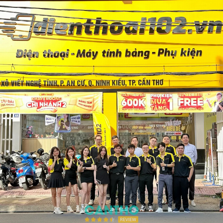 Bài đánh giá về cửa hàng Điện Thoại 102, Cần Thơ