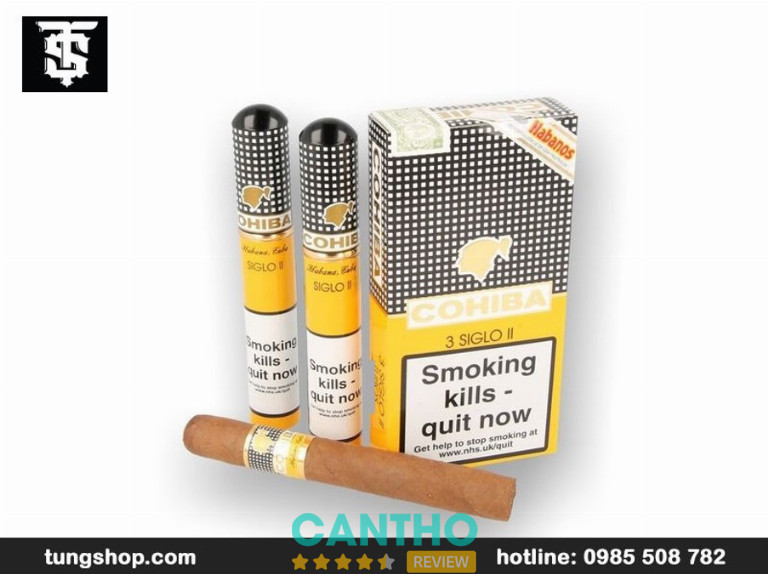Tùng Shop review xì gà Cohiba Siglo 2 Tubos 3