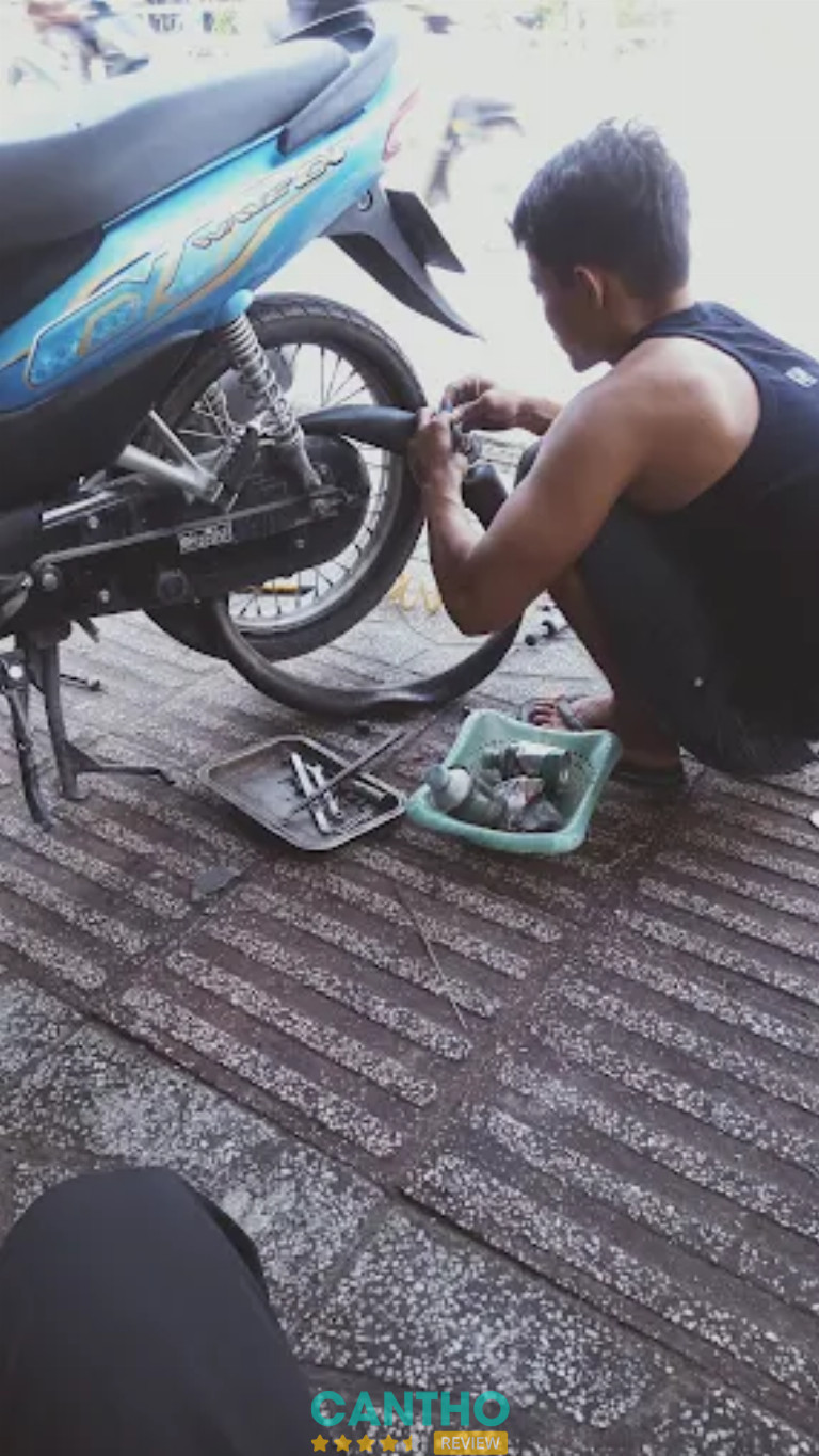 Thanh sửa xe máy An Bình