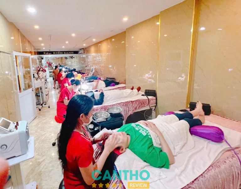 Không gian chăm sóc sắc đẹp Spa Kiến Sanh