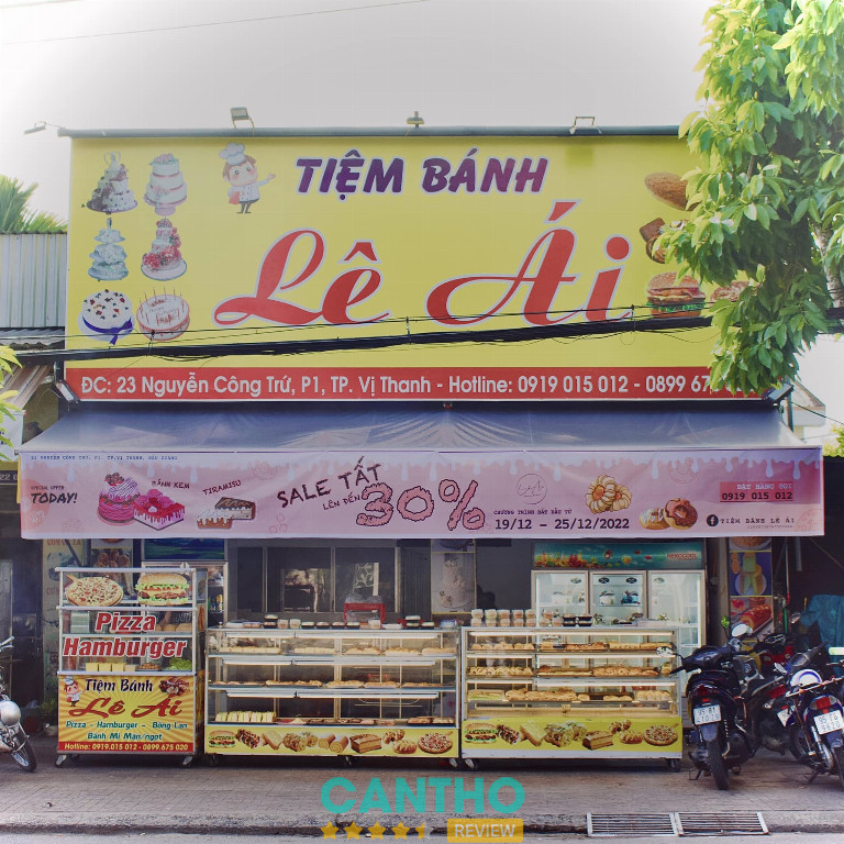 Tiệm Bánh Lê Ái tại Nguyễn Công Trứ Vị Thanh